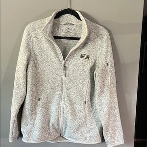 L.L. Bean Women's Light Gray Utility Jacket